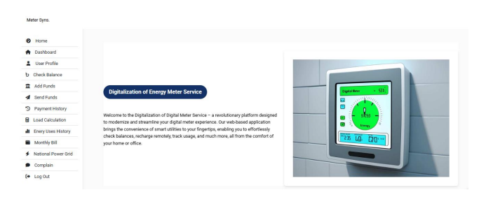 Energy Meter Management System